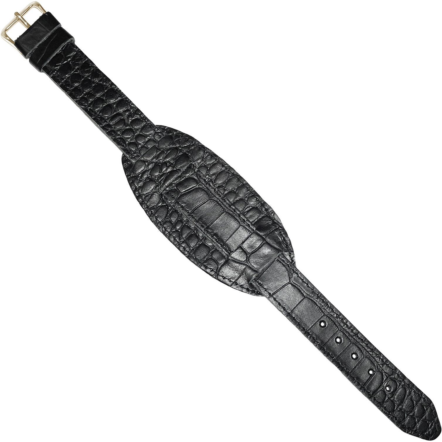 Ремешок 18-12 (чер) Kroko - ЯРОСЛАВЛЬ None None